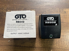 GTO RB502 Transformer -  14 Volt - AC - Opera...