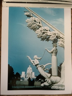 1939 New York Worlds Fair NYWF Flushing Queens New York City NYC Color Photo