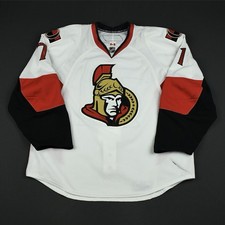 Nick Foligno 2007-08 Game Worn Used Ottawa Senators Hockey Jersey - Meigray LOA