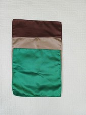 Classic Men's Cravat Pocket 100 Silk Set Of 3 Brown, Gold, Forest Green