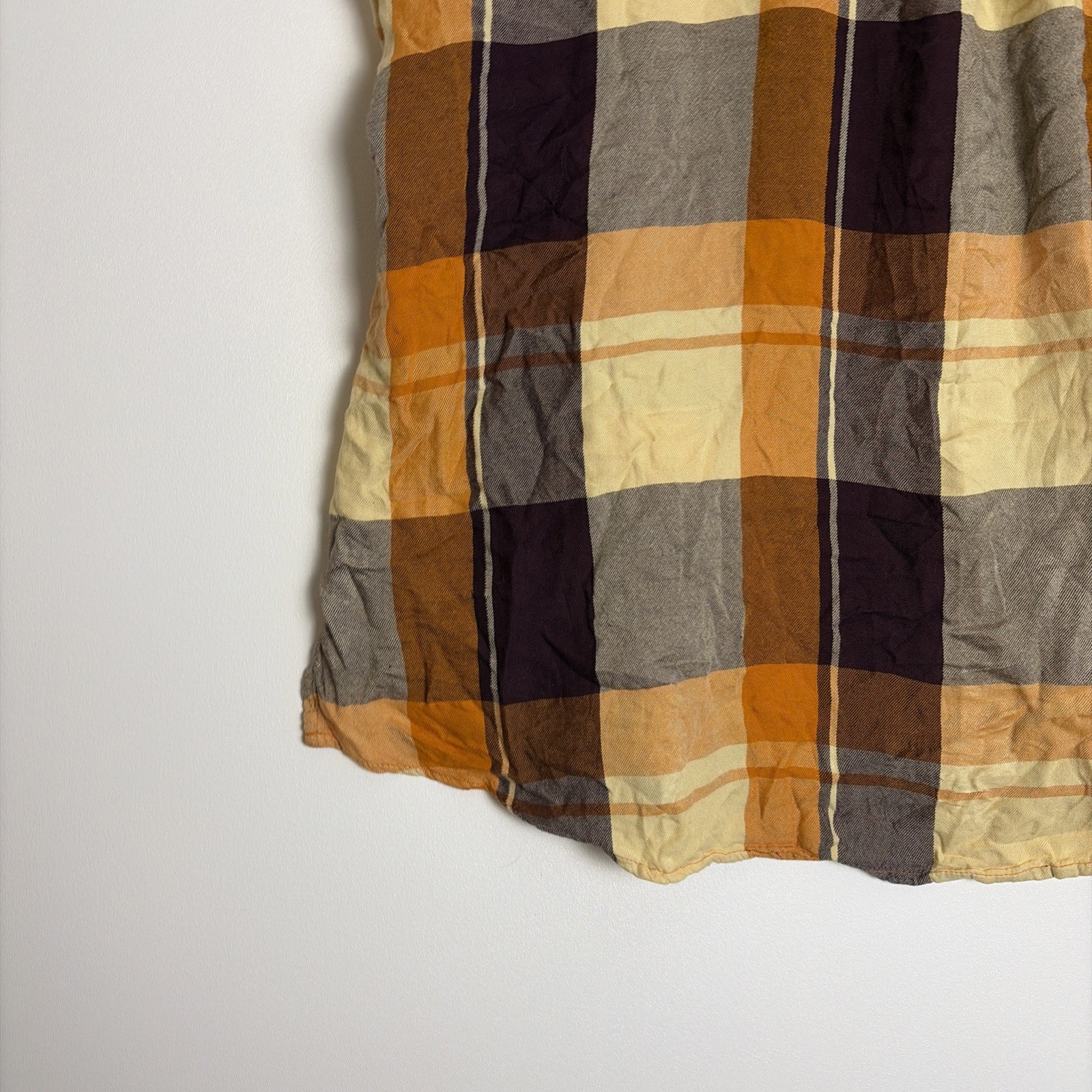 Cato Women’s Button Down Orange Multi Pattern Pla… - image 10