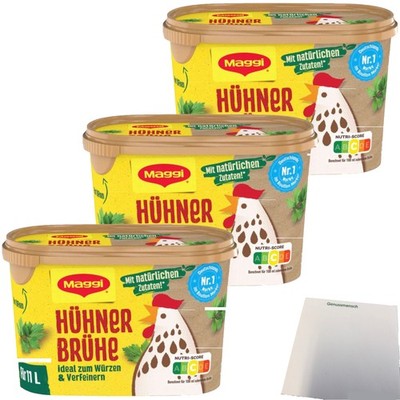 Maggi Hühner Brühe 3er Pack 3x231g Dose usy Block
