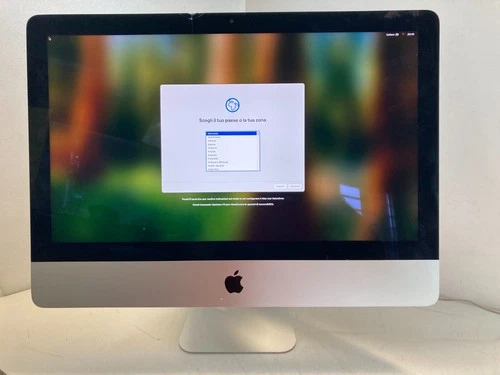 Apple IMac 21" 2019 4K - i3-8th/16GB/NVMe-e 256GB - Vetro rotto