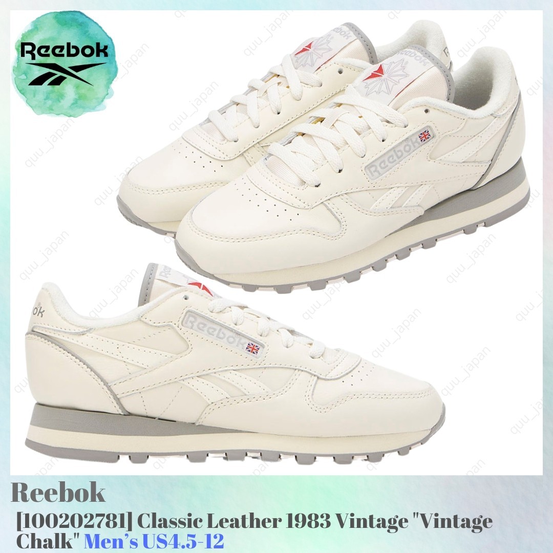 Reebok Classic Leather 1983 Vintage Vintage Chalk 100202781 Men's