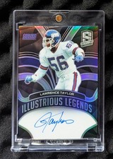 Panini 2022 Spectra Lawrence Taylor Illustrious Legends On-card Auto /50