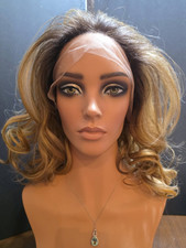 Women s Layered Curly Wig Natural Theme Blond...