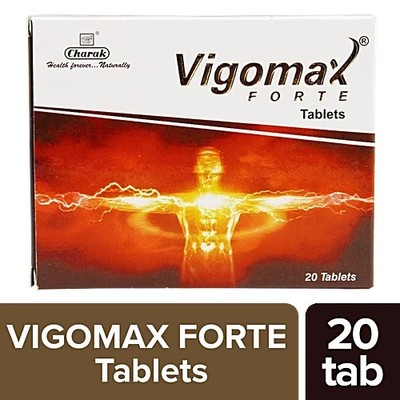 Charak vigomax 20 Stamina Pills for men improve sex time vitality performance
