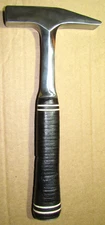 Vintage Classic Malco Stacked Leather Handle 18 oz. Sheet Metal Hammer (Estwing)