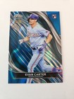 EVAN CARTER 2024 Topps Chrome Black Refractor #83 Blue Lava 75/75 = Ebay 1/1 RC