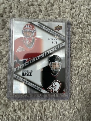 2023-2024 Tim Hortons Patrick Roy And Dominik Hasek Bounded By Honour