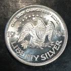 1oz Silver Bullion ORIGINAL 1985 A-MARK EAGLE & BELL style WE COMBINE SHIP #R892