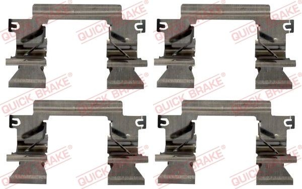 ZubehÖRsatz Scheibenbremsbelag Vorne Quick Brake 109 1862 FÜR Ford VW-image