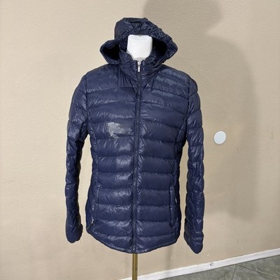 Moncler Puffer Jacket Moncler “Dominic” Light Down Shell Navy Sz