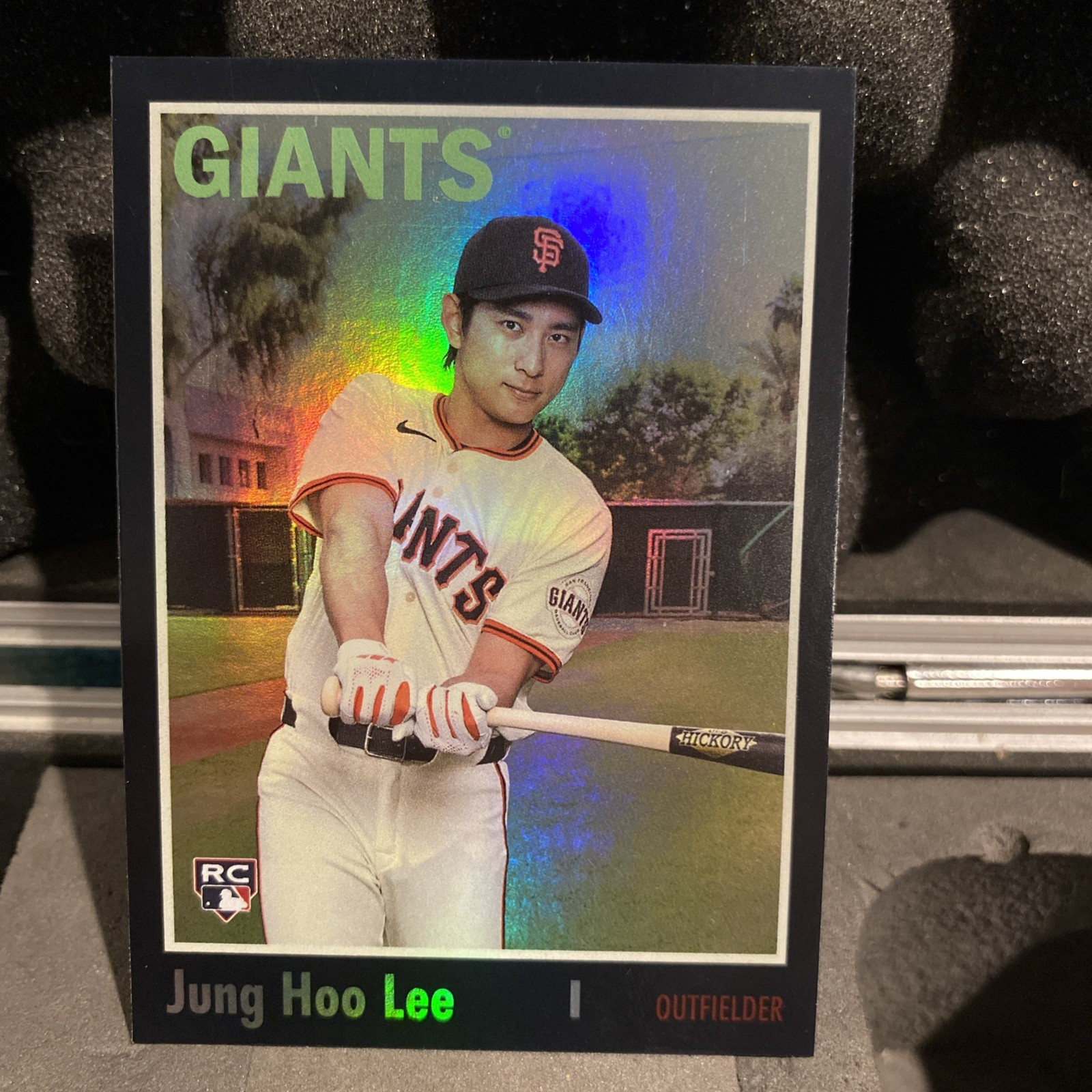 2024 Topps Archives JUNG HOO LEE BLACK Foil Parallel Card #127 Giants RC