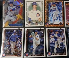 HORTON Companion Card, IMANAGA Black Foil, SHAW Holiday Lights, Chicago Cubs Lot