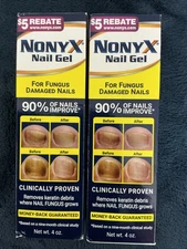 NONYX Fungal Nail Clarifying Nail GEL  Treatment, 4 oz EA (2PK BUNDLE)exp12/2027