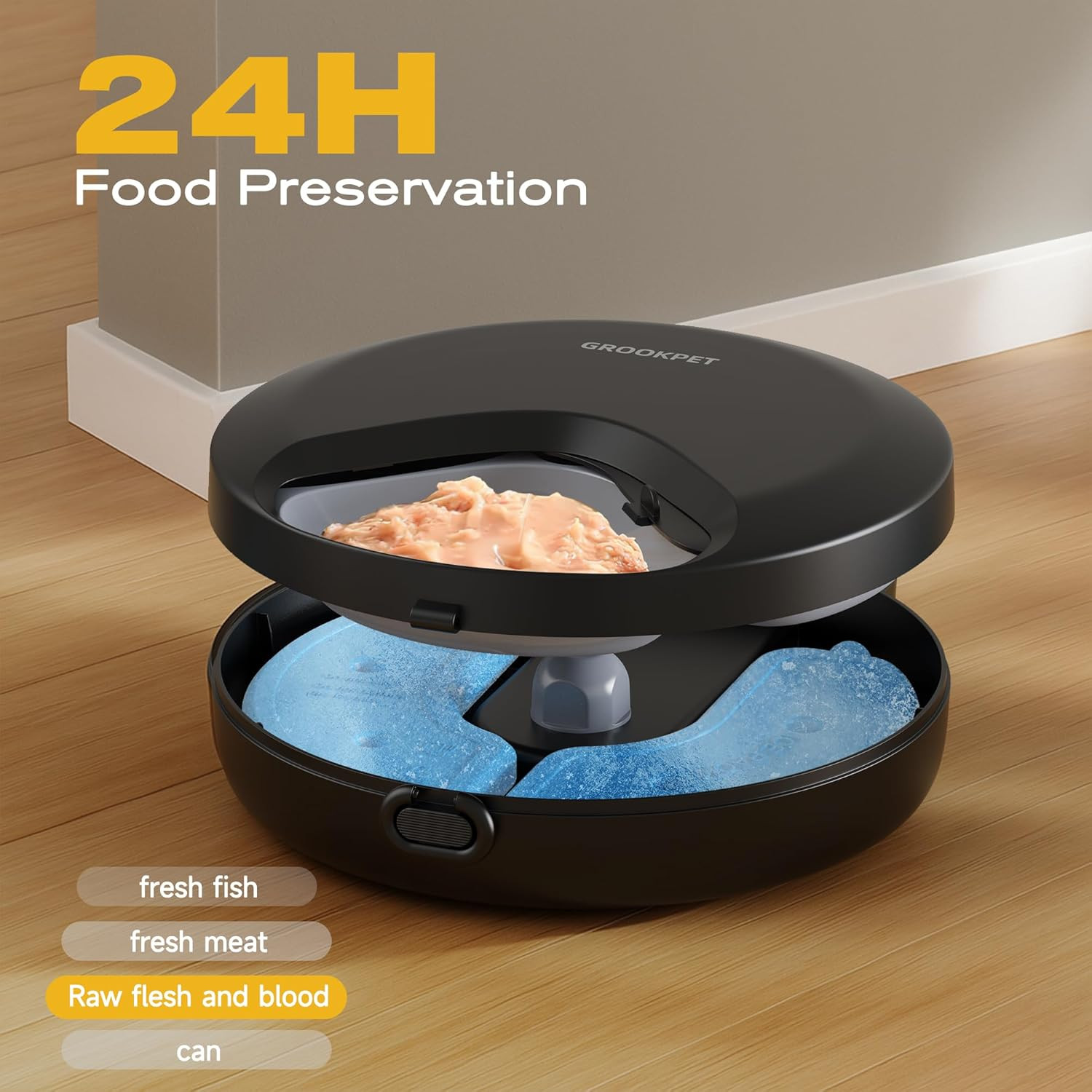 Distributore Automatico Cibo Gatti Umido: Dispenser Cibo Gatti Con Timer Program - 2
