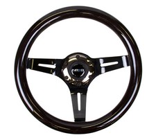 310mm Classic Wood Grain Steering Wheel 1.5 Deep Black Black Nrg Innovatons 310mm Classic Wood Grain Steering Wheel 1.5 Deep Black Black Nrg Innovatons