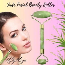 Facial Massage Jade Roller Slimming Face Skin Care Head Neck Beauty Best Tool