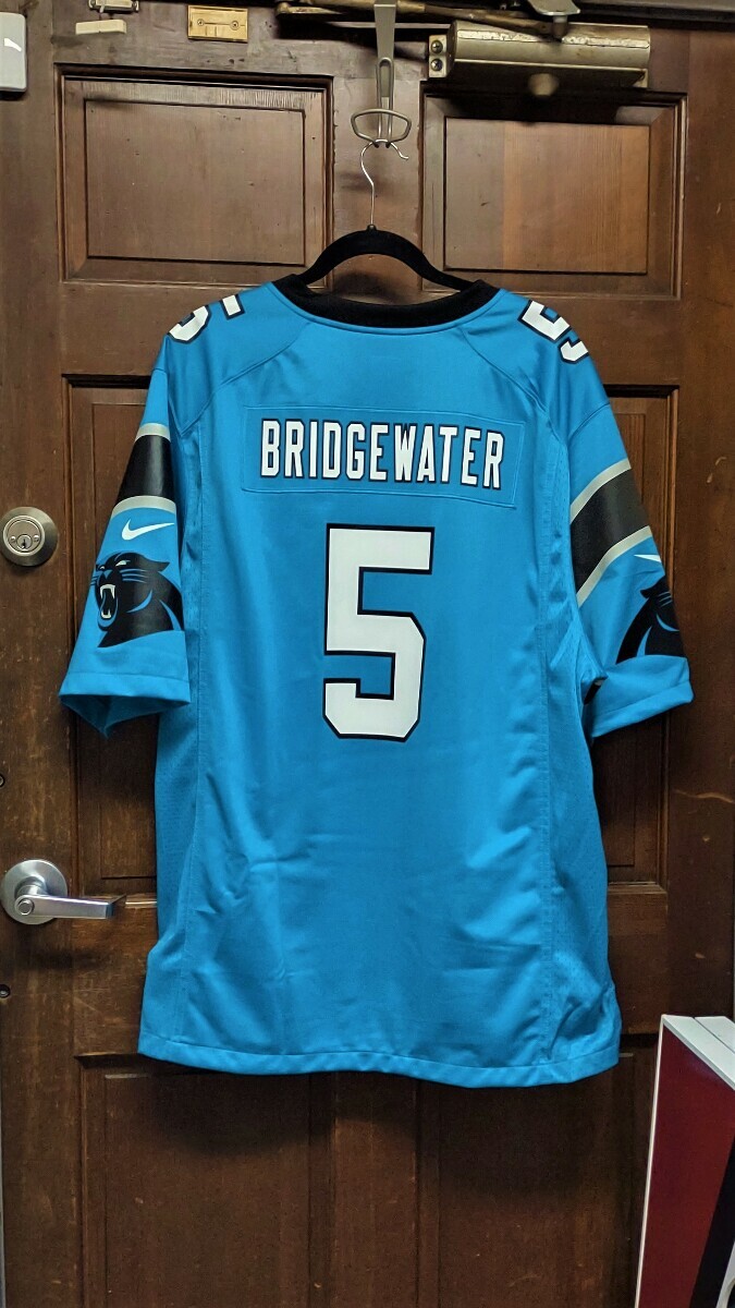 Nike NFL Players Carolina Panthers #5 Teddy Bridgewater Jersey