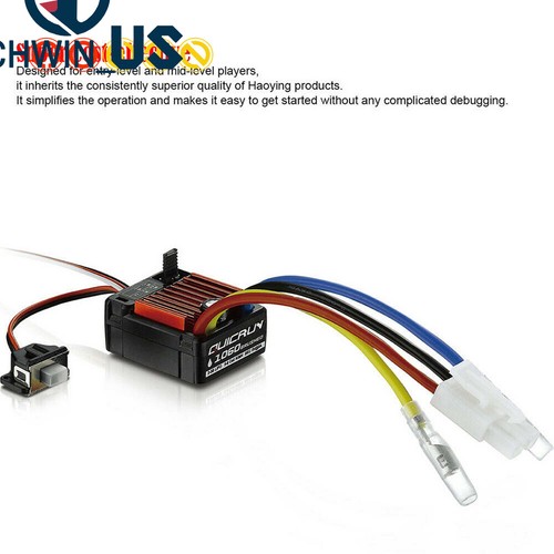 Hobbywing QuicRun 1080/1060 Waterproof Brushed 80A/60A ESC + Program Card - Picture 12 of 13