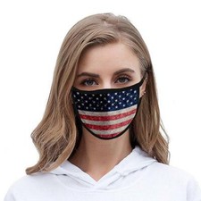 American Flag FACE MASK Reusable Washable Unisex Face Cover USA Seller