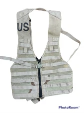 +FREE BONUSES USMC US ARMY FLC Vest Fighting Load Carrier, Desert MOLLE II USGI