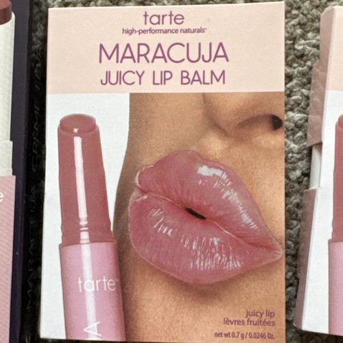 Tarte Maracuja Oil Juicy Lip Balm Lip Cream Mascara 8 Pieces Mini - Picture 6 of 18