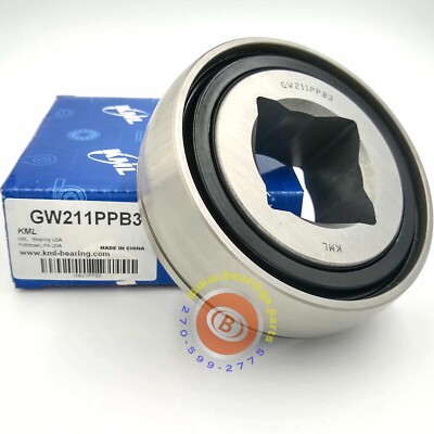 GW211PPB3, DS211TTR3, 3AS11-1-1/2D1 Disc Harrow Bearing - 1-1/2'' Square Bore