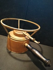 Antique Sterno Copper & Brass Chafing Dish Food Warmer by Cecilware