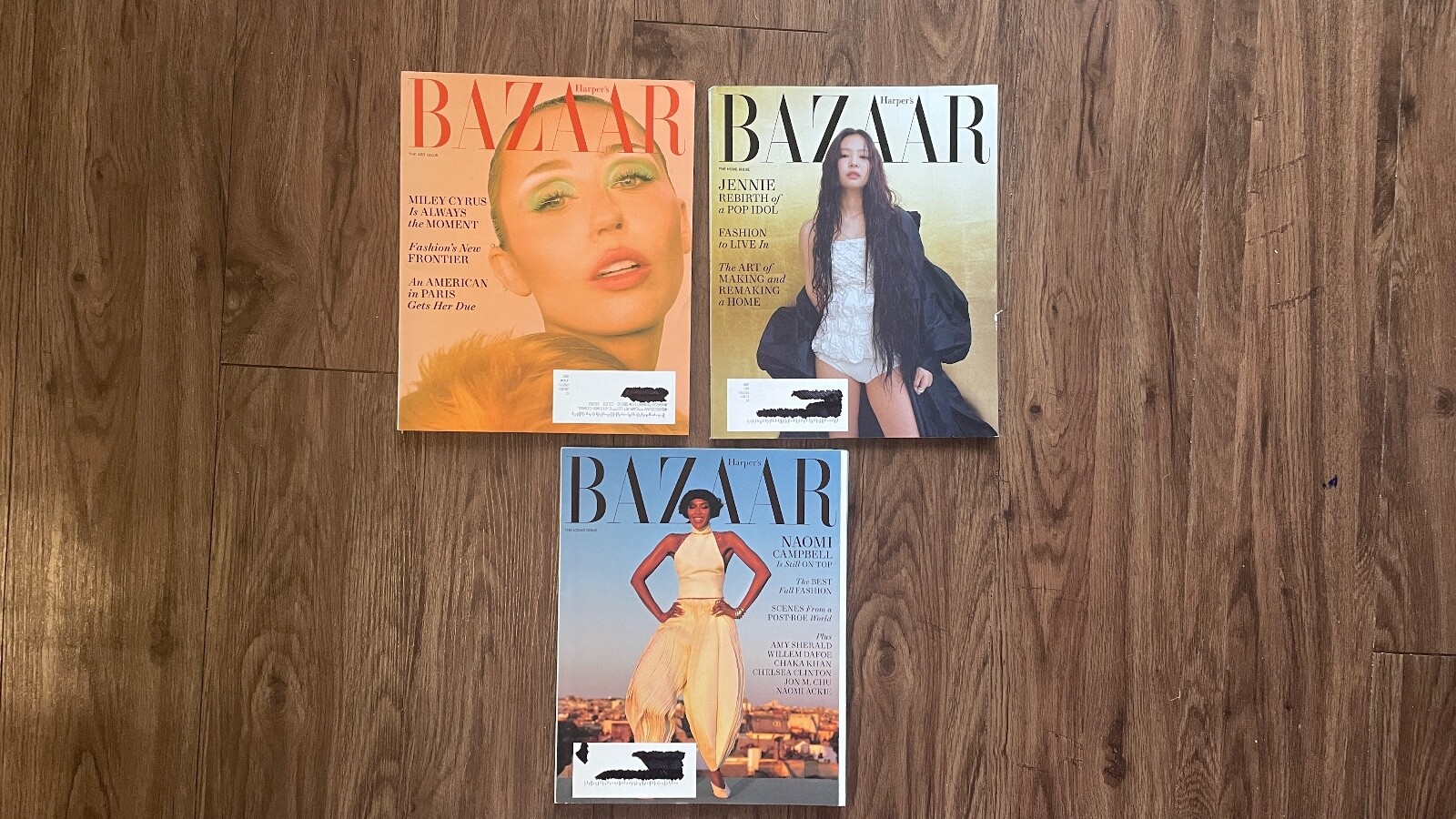 Lot of 3 HARPER'S BAZAAR Magazines 2024 (September, October, December/Jan)