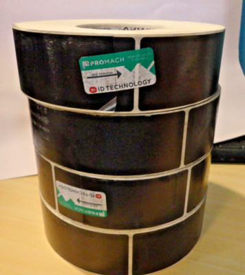 ID Technology - WASPO-S-02 - Promach - 1080 Labels per Roll - Lot of 4 rolls