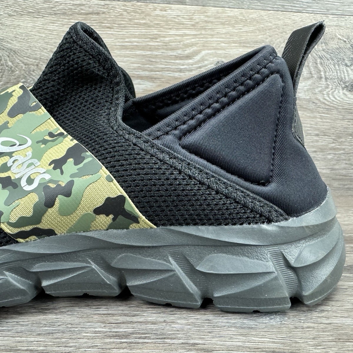 Asics Quantum Lyte Slip-On Shoes Mens Size 10 Black Camo QUANTUM LYTE SLIP-ON main image 4