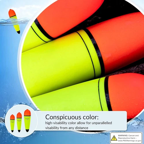 THKFISH 4 Stück Slip Angeln Bobber Schwimmer EVA-Slider-Bobbers Slipkorken für Meer - Bild 8 von 11