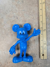MARX BLUE PLASTIC MICKEY MOUSE DISNEY FIGURE 60'S