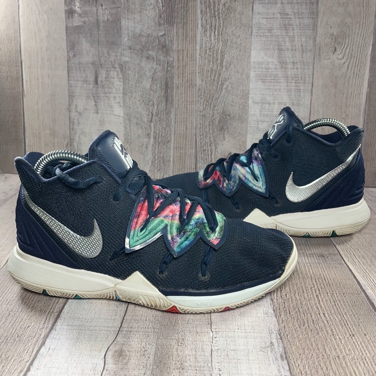 Nike Kyrie Galaxy Sneakers Basketball Shoes Navy Blue Girls'