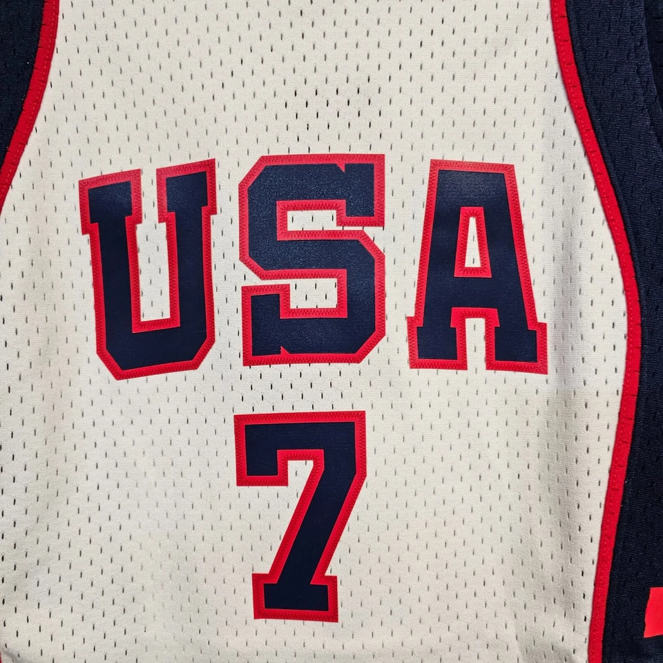 NWT Mitchell &Ness 2004 USA Olympics Sheryl Swoopes 7 White Jersey Adult S $135 - Image 2 of 4