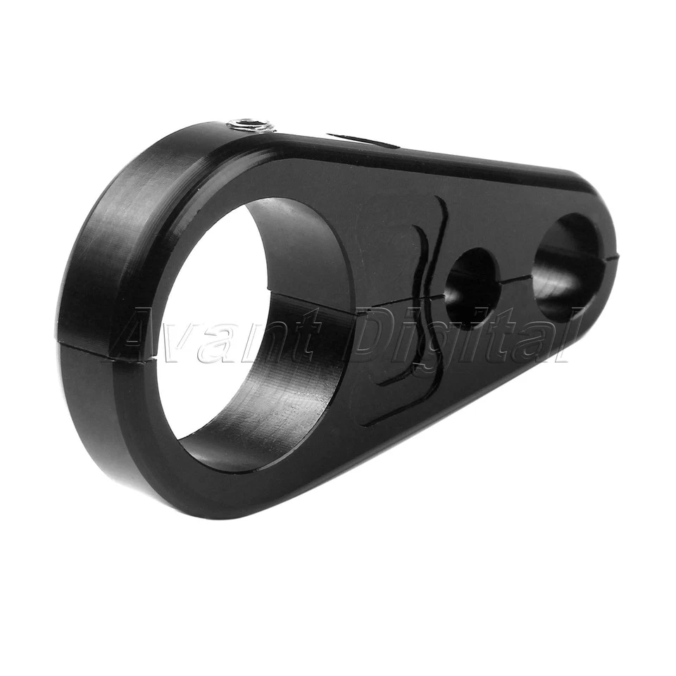 Organizador de clip de abrazadera de cable de embrague de freno CNC manillar de 1" para motocicleta Foto 2 de 4