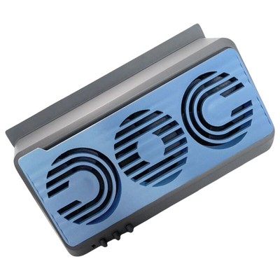 Solar Powered Auto Cooling Fan 3 Fans for Efficient Air Circulation and Comfort