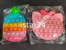 Push Pop Bubble It Silicone Sensory Fidget Toy Autism Stress Relief Game