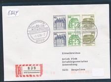 E5724) Eco Letter 1988, RZ 8707 Veitsh�chheim 1, SST Rococo Garden, Good ZD