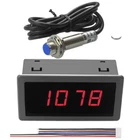 Digital LED Hall Tachometer DC 8-24V Motor Speed Tester Panel Meter 10-9999RPM