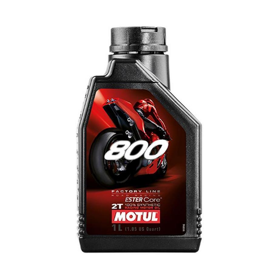 Huile moteur 2T 800 factory line road racing Motul lubrifiant 1L pour moto