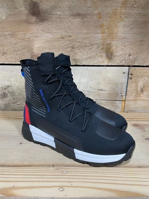 GENUINE BMW MOTORRAD KNITRACE SNEAKER MOTORCYCLE BOOTS SIZE - 44 9