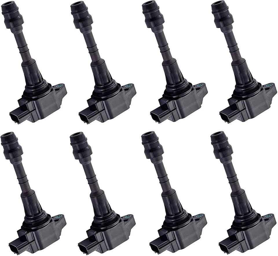Fits Infiniti QX56 Nissan V8 5.6L Set of 8 Direct Ignition Coils 22448-ZE00A - Image 2 of 4