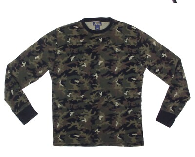 トップス Ralph Lauren camouflage thermal long T POLO Ralph Lauren Camouflage Waffle Camo Thermal Long Sleeve Mens