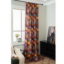 Indian Sari Saree Boho Multi Curtain Door Drape Decor Cotton Drapes India