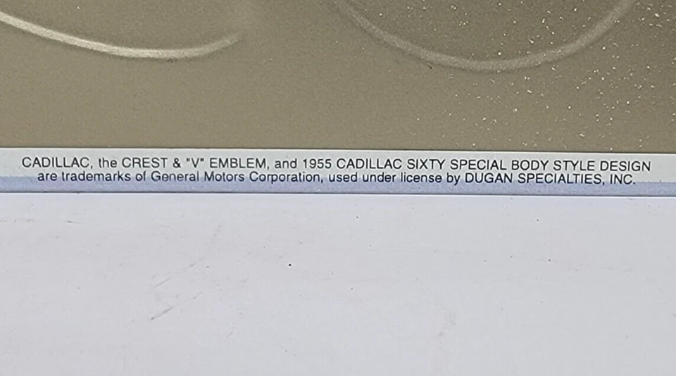 Elvis American Classic 1955 Cadillac Metal Tin Poster  (In Fair Preowned As Is). - Image 4 of 4