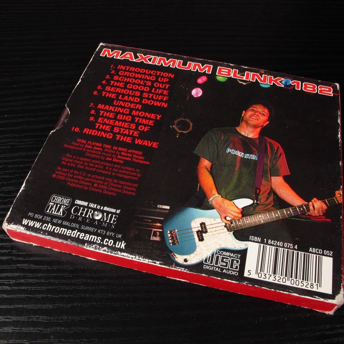 Blink 182 - Maximum Blink 182: Interview UK CD+Mini Poster #09-1