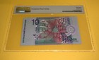 PMG Suriname, Centrale Bank 10 Gulden Banknote 2000 p147 Rare High Grade — photo 4